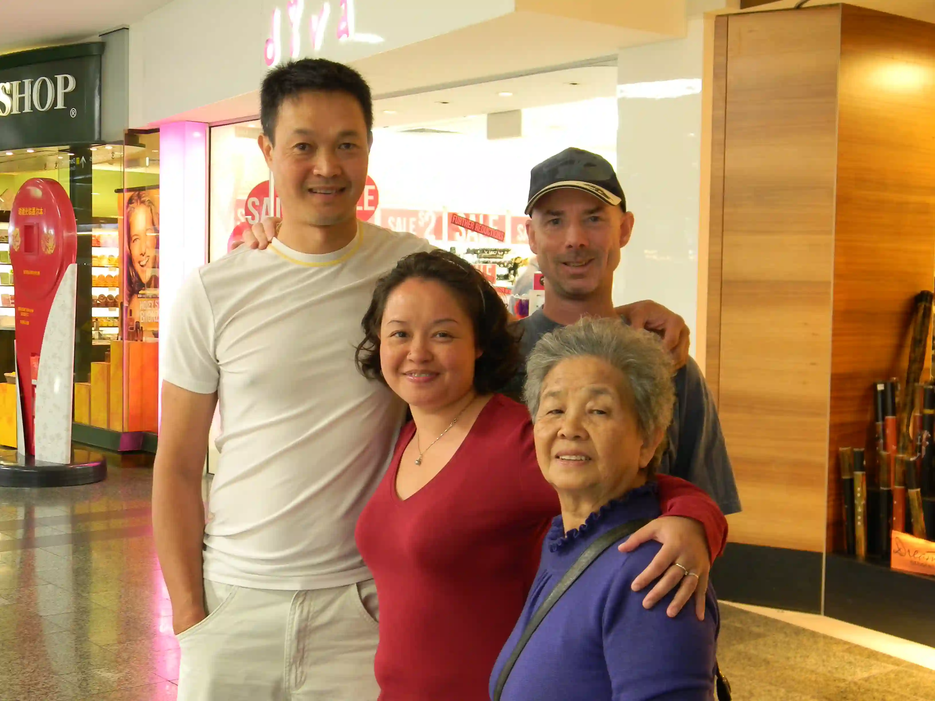 2012 Jan - My best friends sending us off Melbourne