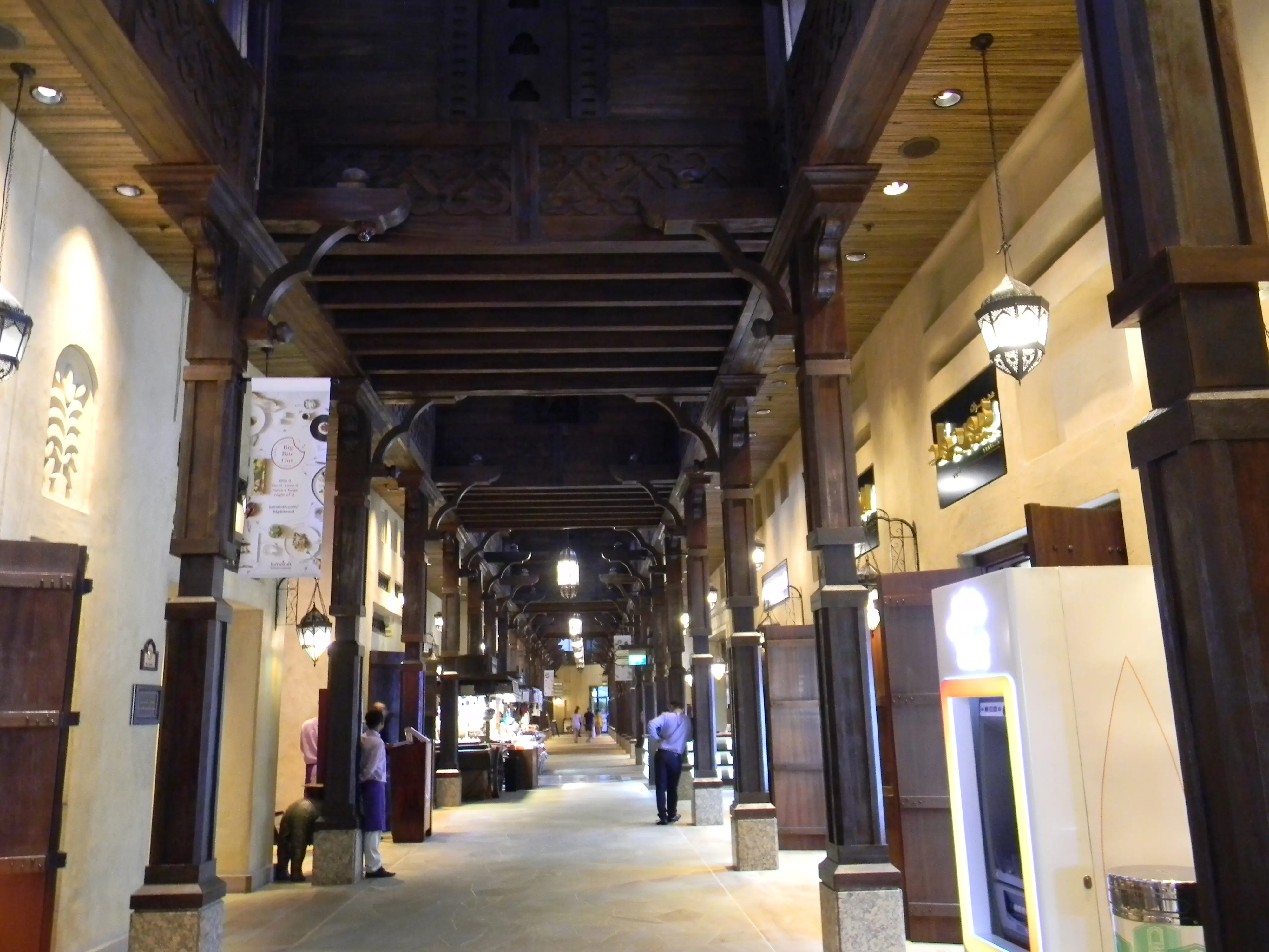 2017 Oct - Corridor inside Souk Madinat Jumeirah - Dubai