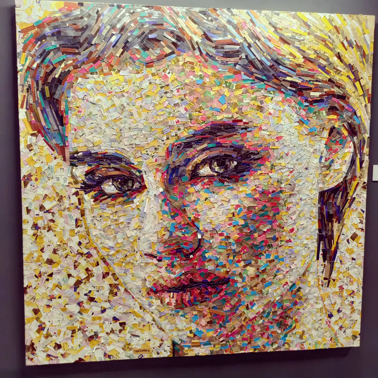 2023 Mar - Crafted out of discarded plastic medication blister packs and plastic pill capsule sheets - by Deniz Sağdıç at IST, Turkey